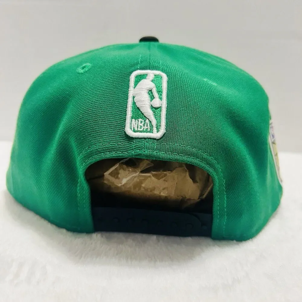 New Era Boston Celtics Finals‎ Patch 2-Tone 9FIFTY Snapback Hat Adjustable Green - Picture 4 of 7